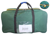 Airlines Jose's Eco Cuban-Homecoming 50lb 62" Duffel Bag + ID lock (Green) 2-Day-Shipping