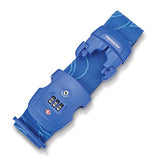 Samsonite Travel Sentry 3-Dial Combination Luggage Strap, Blue Fantasy