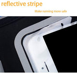 Clothink Running Belt Fanny Pack with Water Bottle Holder Unisex Waist Packs for Sports Black