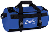 Leader Accessories Deluxe Water Resistant PVC Tarpaulin Duffel Bag Backpack (Blue, 70L)