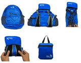 Outlander Packable Handy Lightweight Travel Hiking Backpack Daypack-Light Blue-L