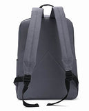 Thikin Grey Bookbag Basic Backpack Casual Light Rucksacks Outdoor Travel Bag