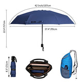 G4Free Compact Mini Travel Umbrella UV Protection Sun & Rain Folding Umbrella Windproof Lightweight