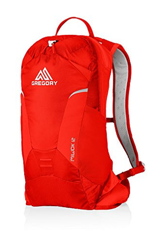 Gregory Mountain Products Miwok 12 Liter Men's Daypack, Citrus Red, One Size