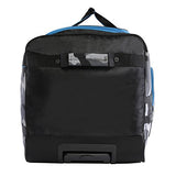 Ecko Unltd. Men's United 32" Large Rolling Duffel Bag, Grey Camo/Blue, One Size