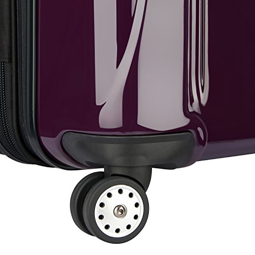 Delsey Luggage Helium Aero 29 Inch Expandable Spinner Trolley, Plum