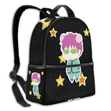 Saiki K Cute Illustration With Stars Student School Bag School Cycling Leisure Travel Camping Outdoor Backpack