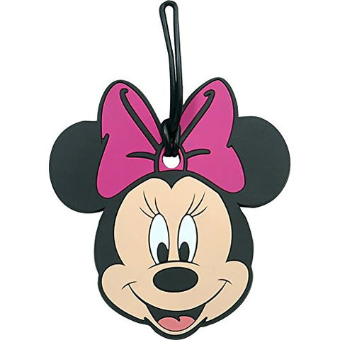 Disney Minnie Mouse Collectors Luggage Suitcase Tag - Pink Bow