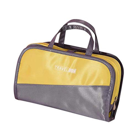 AutumnFall Travel Makeup Train Case Makeup Cosmetic Case Organizer Portable Artist Storage Bag