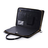 Genuine Leather Briefcase Zlyc Men Messenger Bag Simple Business Bag Laptop Attache Case Handbag