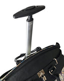 Trendy Flyer Computer/Laptop Rolling Bag 4 Wheel Case Paisley Blue