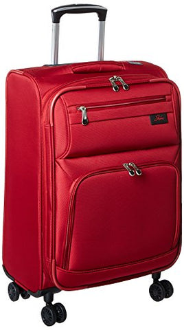 Skyway Sigma 5.0 21-Inch 4 Wheel Expandable Carry On, Merlot Red