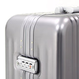 Enkloze Blade X Aluminum Suitcase - 4 Wheel Spinner 100% Aluminum TSA Approved (Medium - 25",