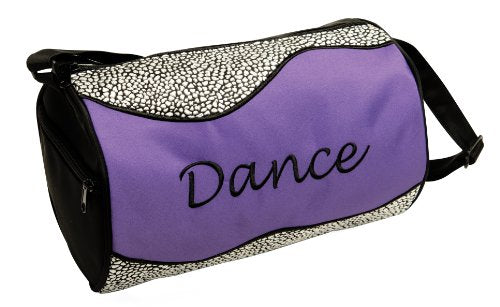 Dansbagz Silver Sizzle Duffel Bag One Size Purple
