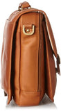 Claire Chase Porthole Computer Briefcase, Saddle, One Size