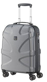 Titan X2 Hard Luggage International 21" Stylish Carryon Spinner (Gunmetal)