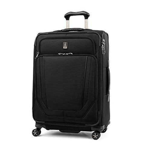 Travelpro Crew Versapack 25" Expandable Spinner Suiter, Jet Black