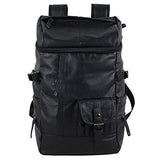 Berchirly Mens Large Laptop Backpack Outdoor Camping Hiking Daypack Travel Rucksack Black