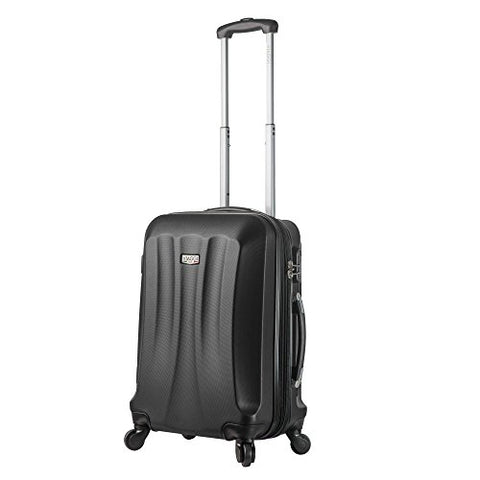 Viaggi V1010L-22In-Blk Italy Siena Hardside Spinner 22" Carry-On, Black