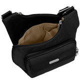 Baggallini Criss Cross Travel Crossbody Bag, Black, One Size