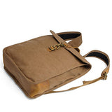 New, retro, trend, simple, oil wax waterproof, canvas bag, backpack, B0041