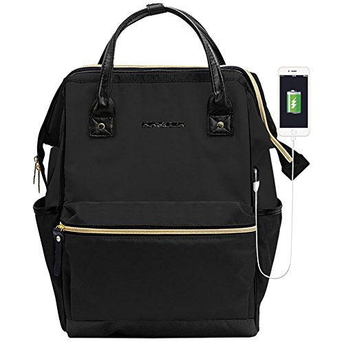 KROSER Laptop Backpack 15.6 Inch Stylish Computer Backpack School Backpack Casual Daypack Laptop