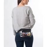 360 DESIGN BOX Clear Fanny Pack, Adjustable Transparent Clear Waist Bag, NFL Stadium Approved Clear