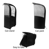 Makeup Brush Organzier Bag,High Capacity Portable Stand-Up Makeup Brush Holder,Professional Artist Makeup Brush Sets Case Waterproof Dust-proof Makeup Brush Cup