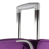 Cloe Checked Large 28 inch Water-Resistant Luggage with 360º-spinner wheels in Purple Color