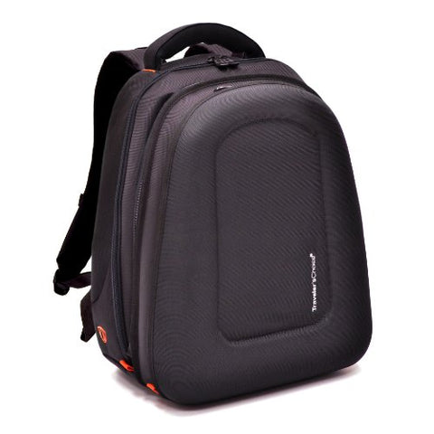 Midtown 1680D Ballistic Eva Compression Molded Expandable Laptop Backpack - Black