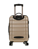 Rockland Luggage 20 Inch 28 Inch 2 Piece Expandable Spinner Set, Champagne, One Size