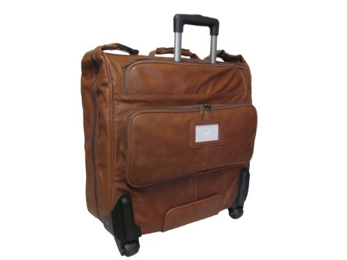Shop Amerileather Wheeled Leather Garment Bag – Luggage Factory