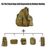 Tactical Military Sling Chest Pack Bag Molle Daypack Laptop Backpack Large Crossbody Shoulder Bag