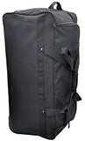 TWO PCS Amaro 36 Inch 1200d Explorer Rolling Duffle Bag V.2 (BLACK)