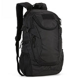 25L Military Daypack MOLLE Rucksack Gear Tactical Assault Casual Daypacks for Hunting (Black)