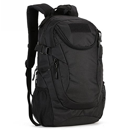 25L Military Daypack MOLLE Rucksack Gear Tactical Assault Casual Daypacks for Hunting (Black)