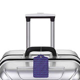Travel Baggage ID Identifiers Label, Printed Luggage Tag, Bag Case Holder Ships Wheel Cruise Voyage Ocean (1,2 & 4 Pack)