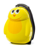 Timmari Kids 2 Piece Children Abs Hard Luggage Travel Trolley Case And Backpack (Chick)