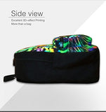 Crazytravel Cotton Canvas Shoulder Dyapack Laptop Backpack Schoolbag For Children Adults