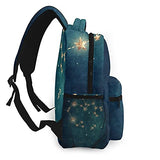 Casual Backpack,Constellation Of Aquarius,Business Daypack Schoolbag For Men Women Teen