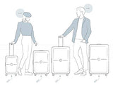 DELSEY PARIS CHATELET AIR Hand Luggage, 55 cm, 39 liters, White (Angora)