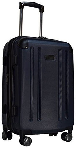 Kenneth Cole Reaction 8 Wheelin Expandable Luggage Spinner Suitcase 20" (Navy)