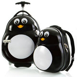 Heys Kids 2Pc. Travel Tots (Penguin) Lightweight Luggage & Backpack Set