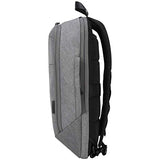 Targus CityLite Pro Modern Compact Convertible Backpack for 12-Inch to 15.6-Inch Laptop, Grey (TSB937GL)