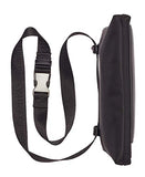 Calvin Klein Lane Nylon Key Item Belt Bag Fanny Pack, black/silver