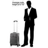 Travelpro Luggage Platinum Elite 20" Carry-on Expandable Business Spinner w/USB Port, Vintage Grey