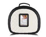 Betsey Johnson Cat Train Carry-On Round Weekender Suitcase - Cream Face