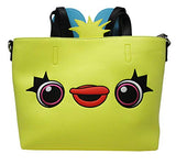 Loungefly x Toy Story Ducky and Bunny Double-Sided Tote Bag (One Size, Yellow/Blue)