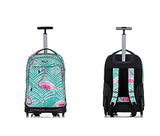 Rolling Backpack Wheeled School Travel Backpack High Capacity Can Climbing Stairs Waterproof