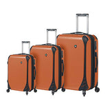 Mia Toro Fibre Di Carbonio Largo Luggage 3 Piece Set, Blue